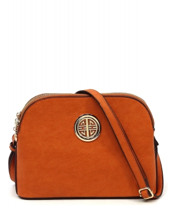 Messenger Handbag Design Faux Leather WU040NC TOPAZ